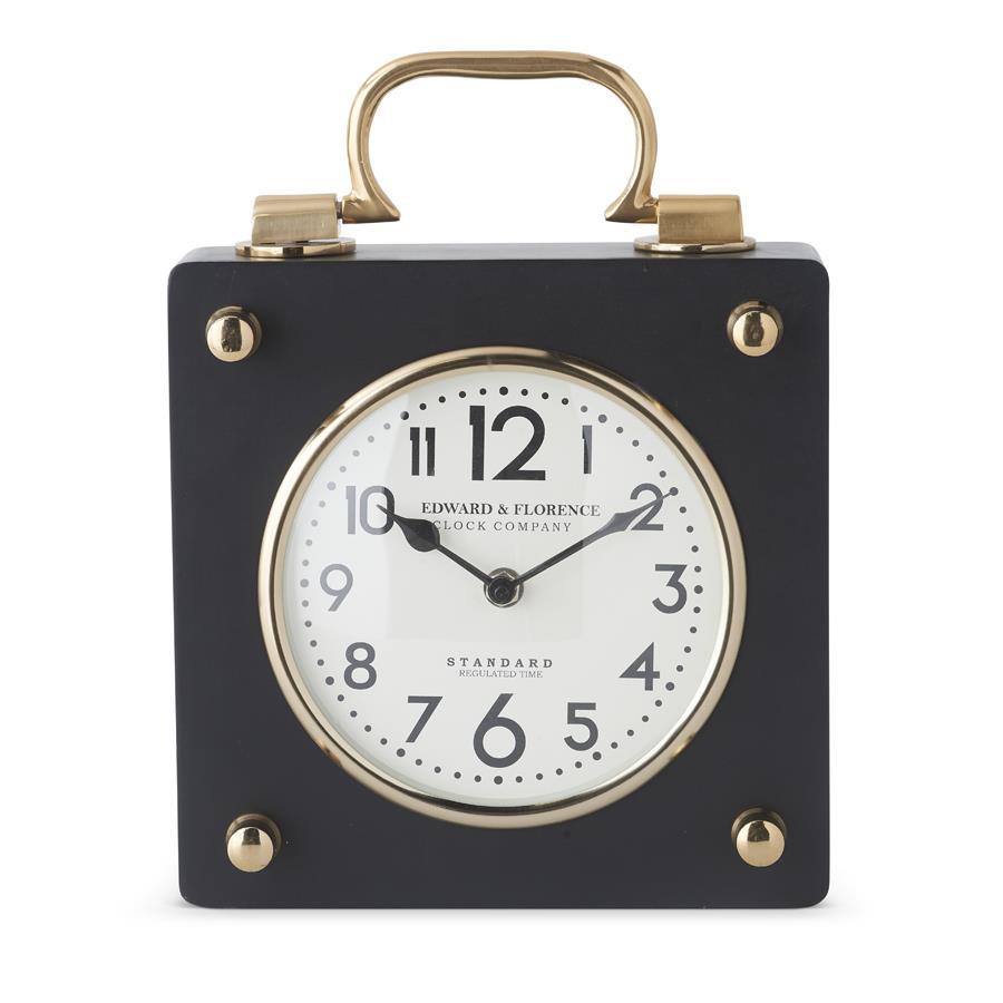 Square Metal European Clock
