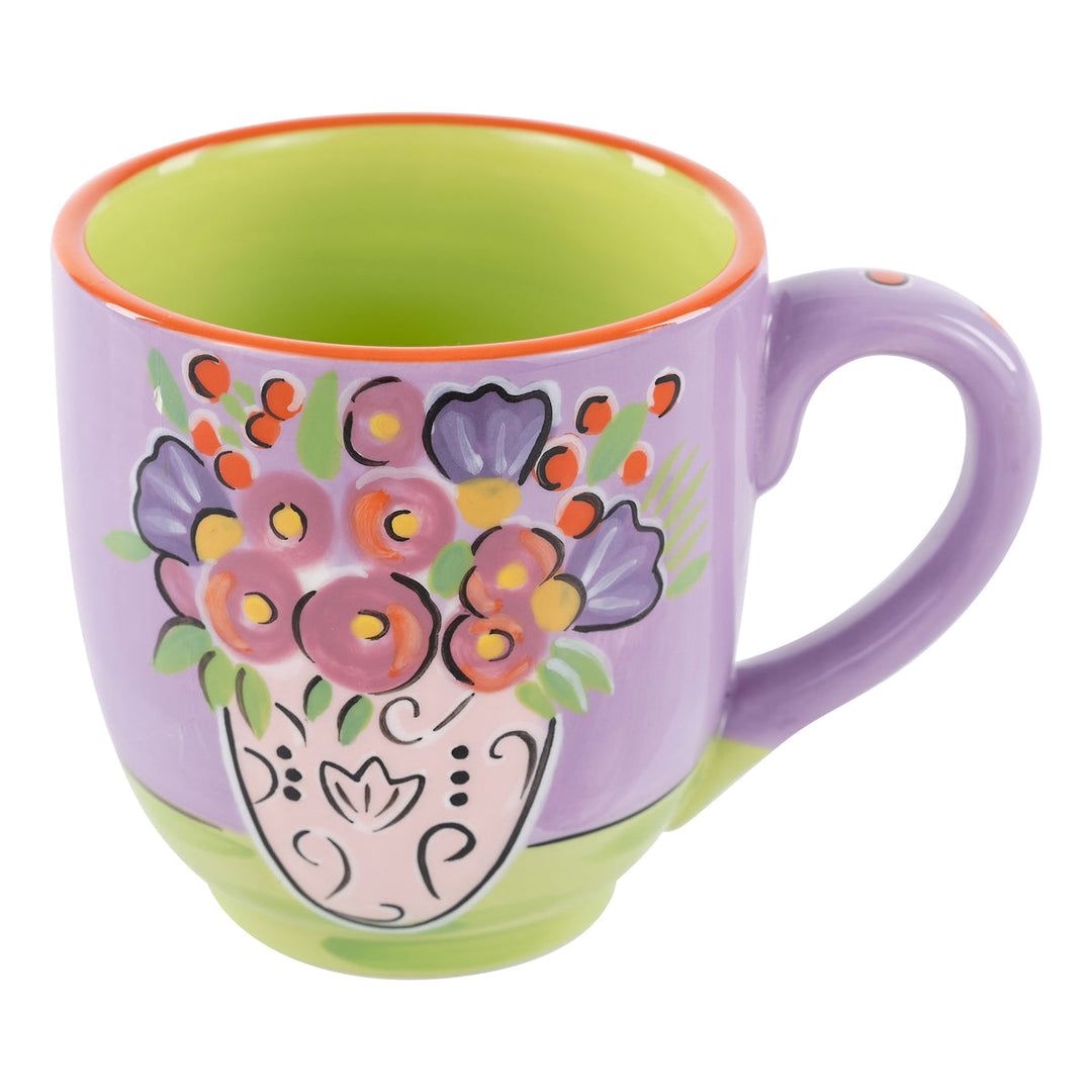Lavender Blooms Floral Sisters Mug