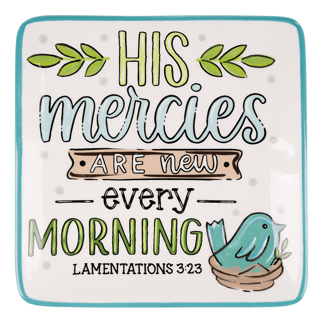 Mercies Are New Trinket Tray