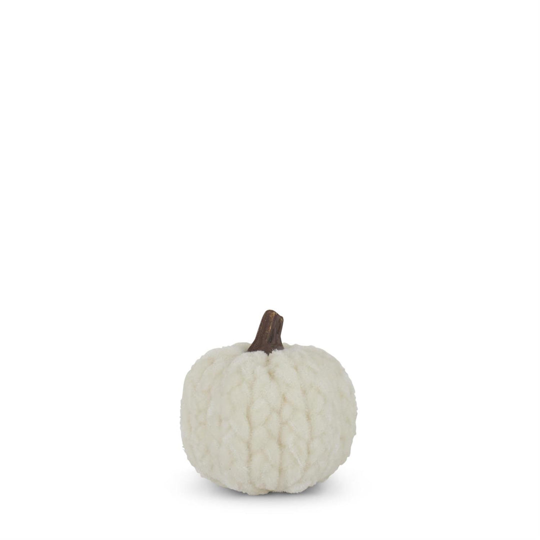 White Braided Pumpkin