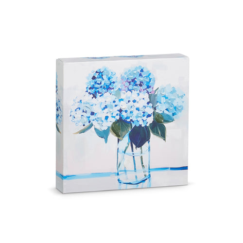 Blue Floral Canvas