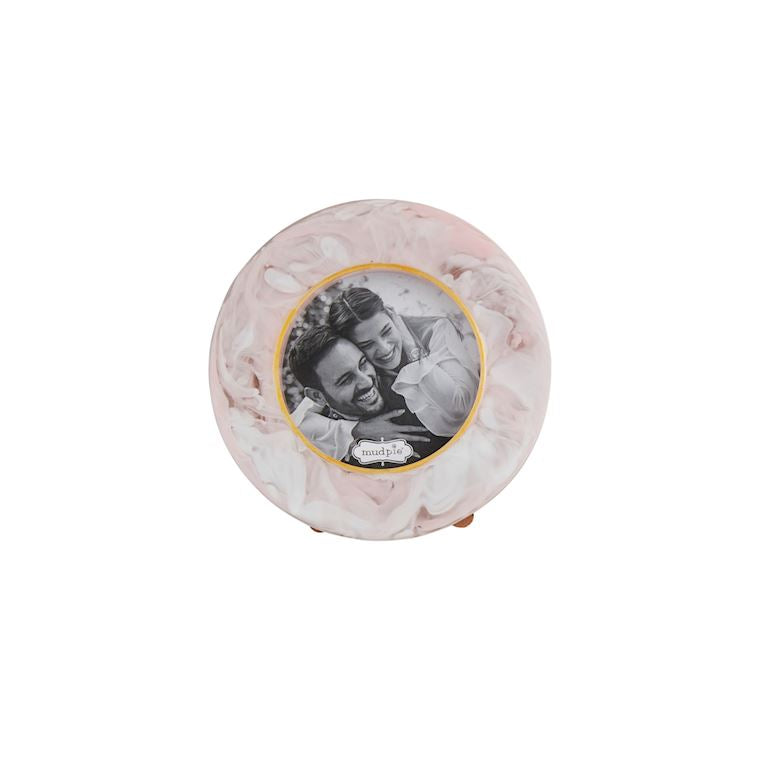 Mini Pink Round Photo Frame