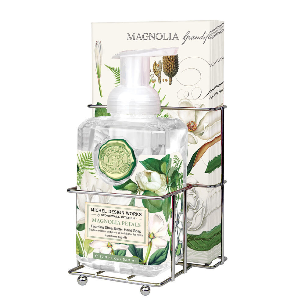 Magnolia Petals Foaming Soap Napkin Set