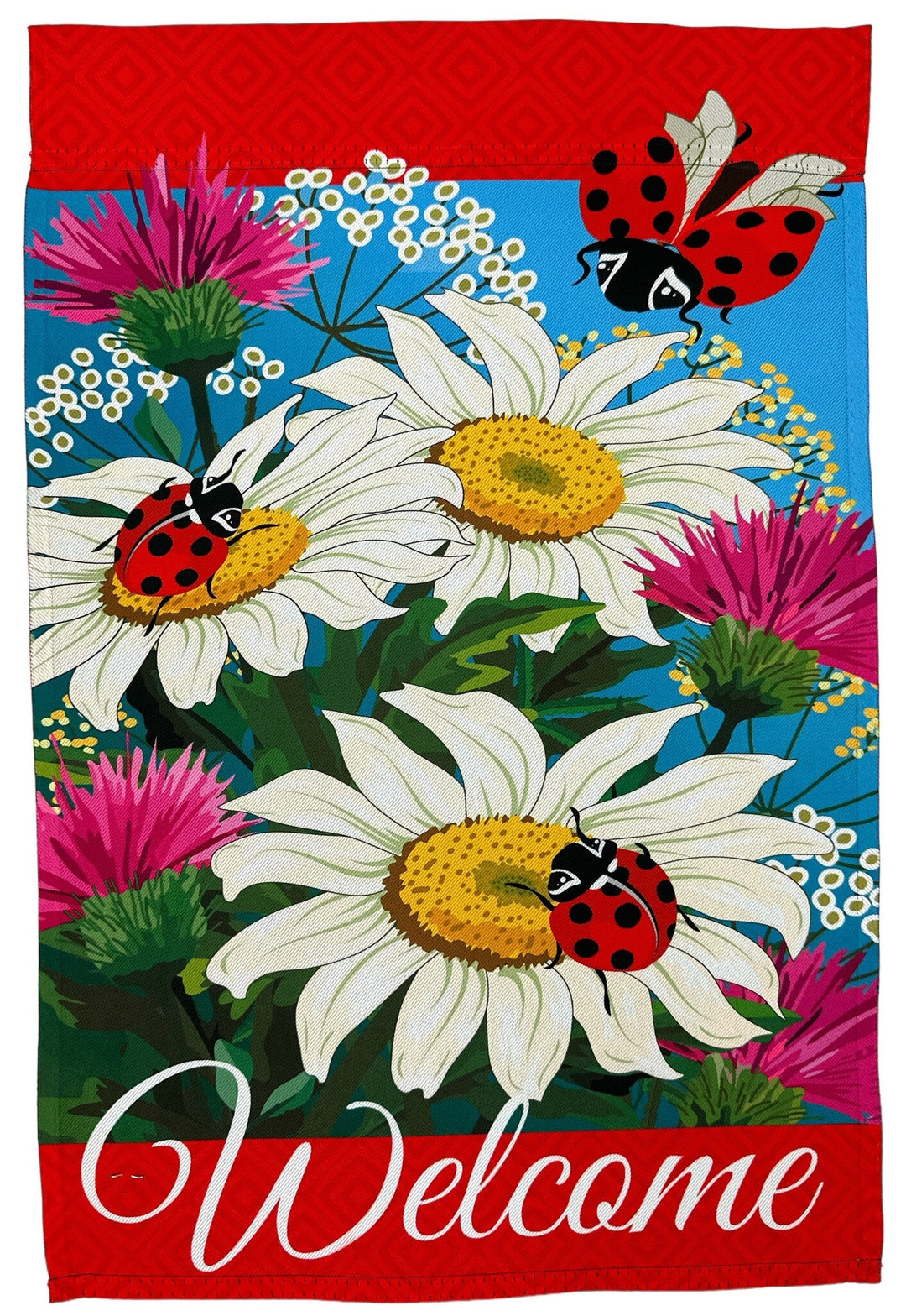 Welcome Bee Garden Flag