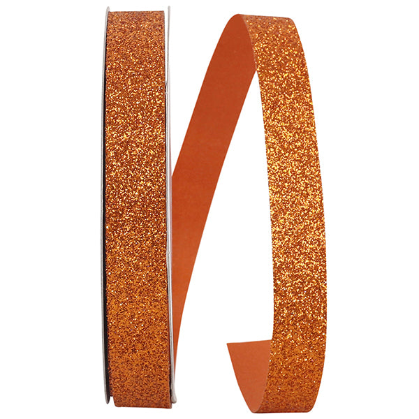 Glitter All Orange Ribbon