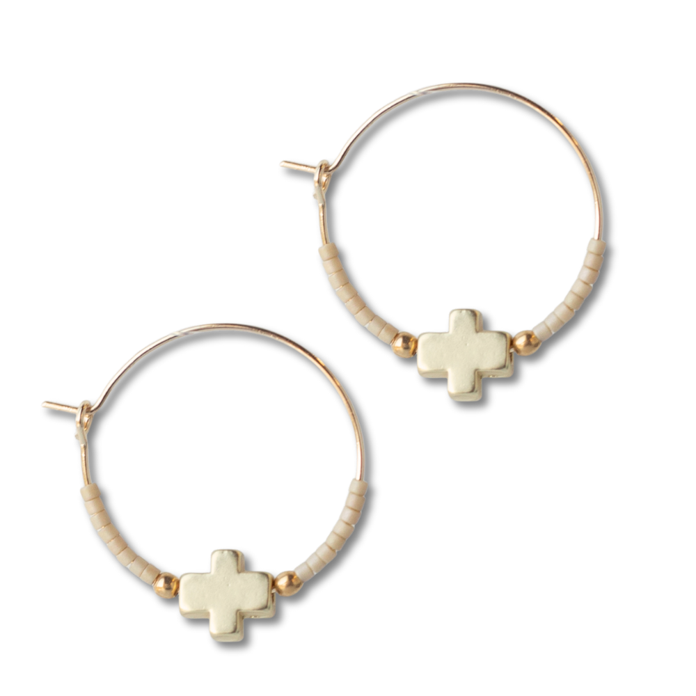 Faithful Earrings, Latte