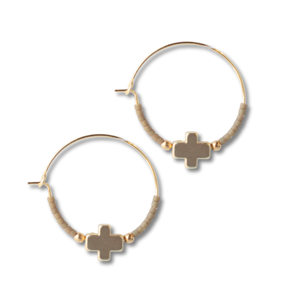 Faithful Earrings, Mocha