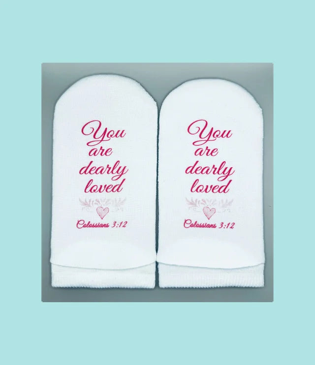 Dearly Loved Col 3:12 Socks