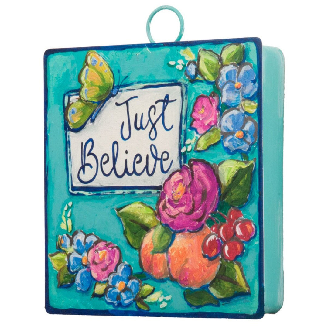 Mini Hamilton Just Believe Flowers Print