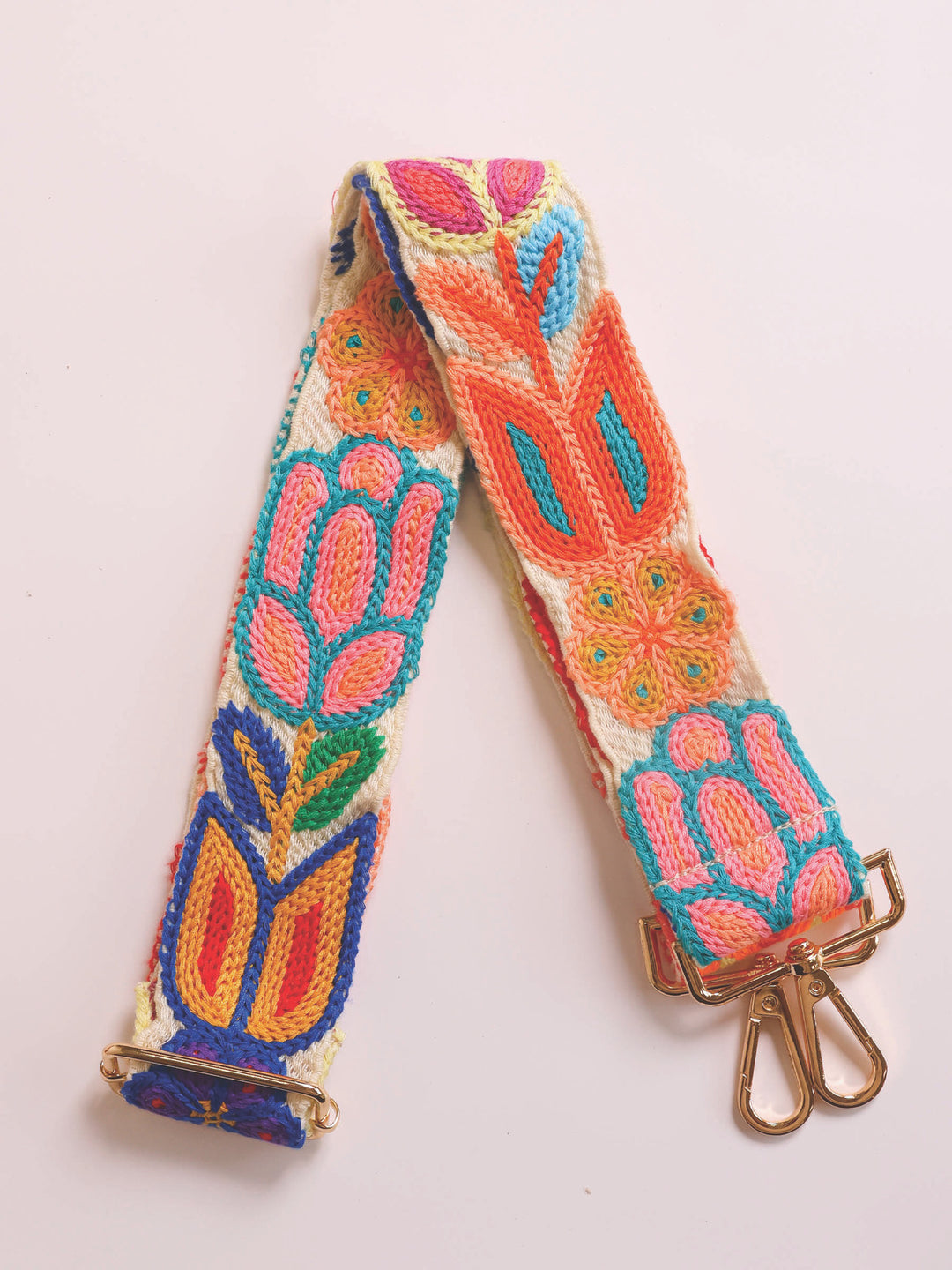 Purse Strap, Flowers