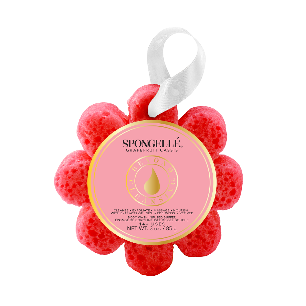 Grapefruit Cassis Flower Sponge