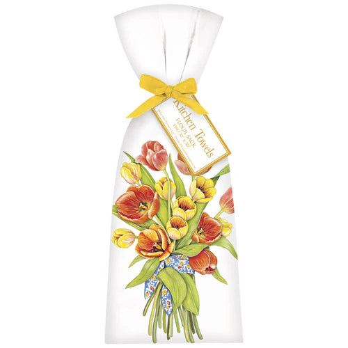 Orange Tulip Towel