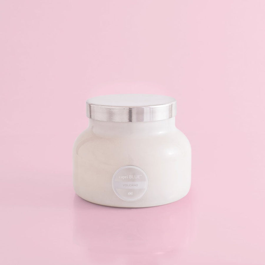 Volcano White Signature Candle Jar