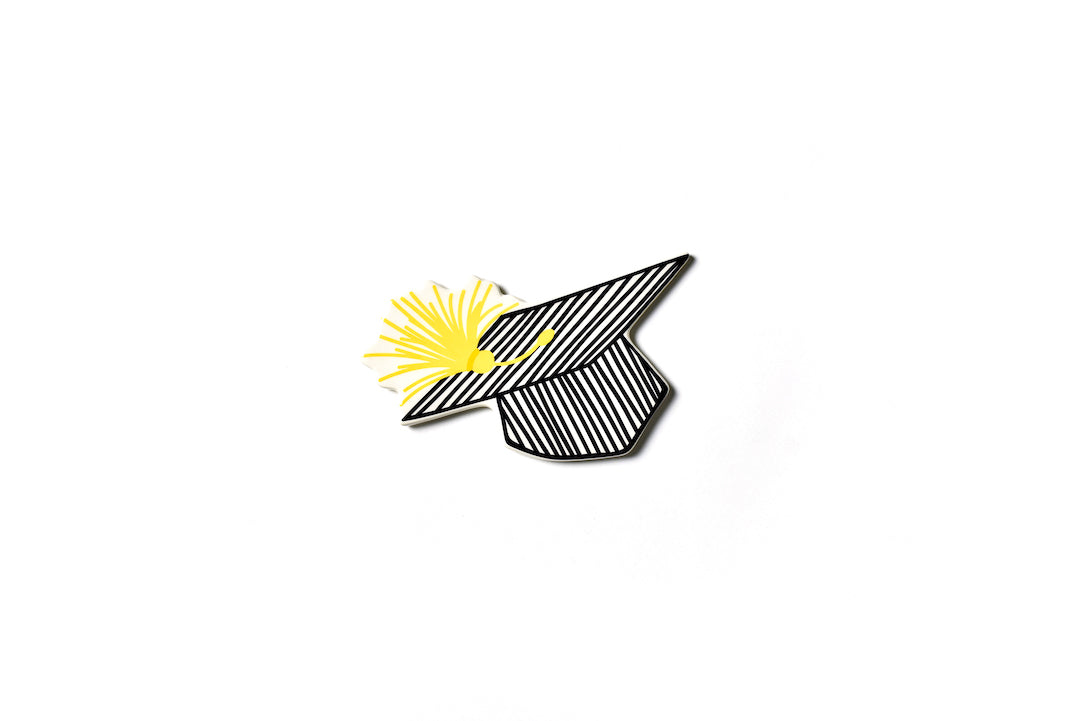 Striped Graduation Cap Mini Attachment