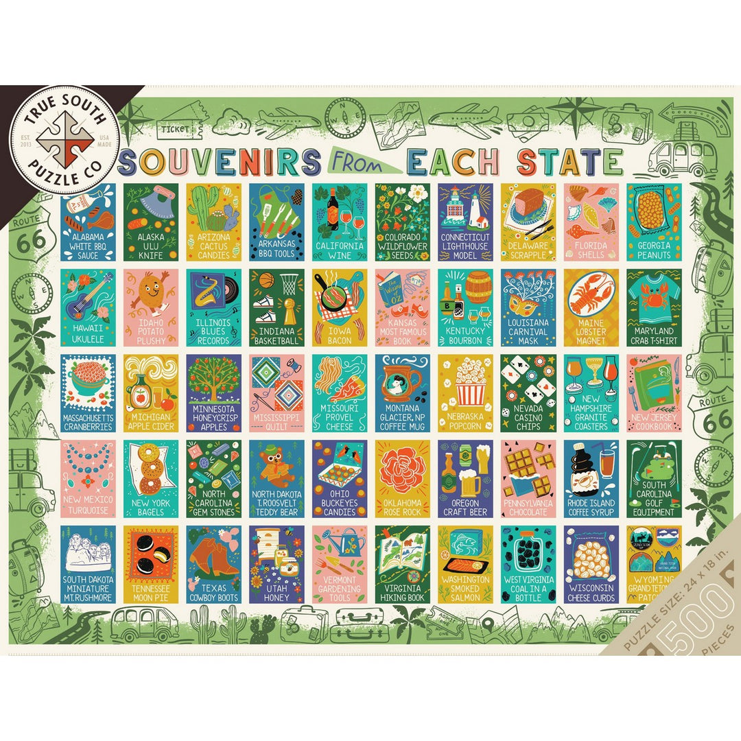 Souvenirs of the States Puzzle