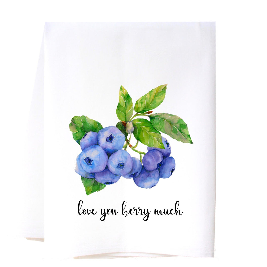 Blueberries Flour Sack Towel