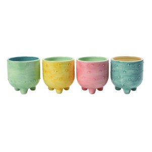 Small Footed Patterned Planter