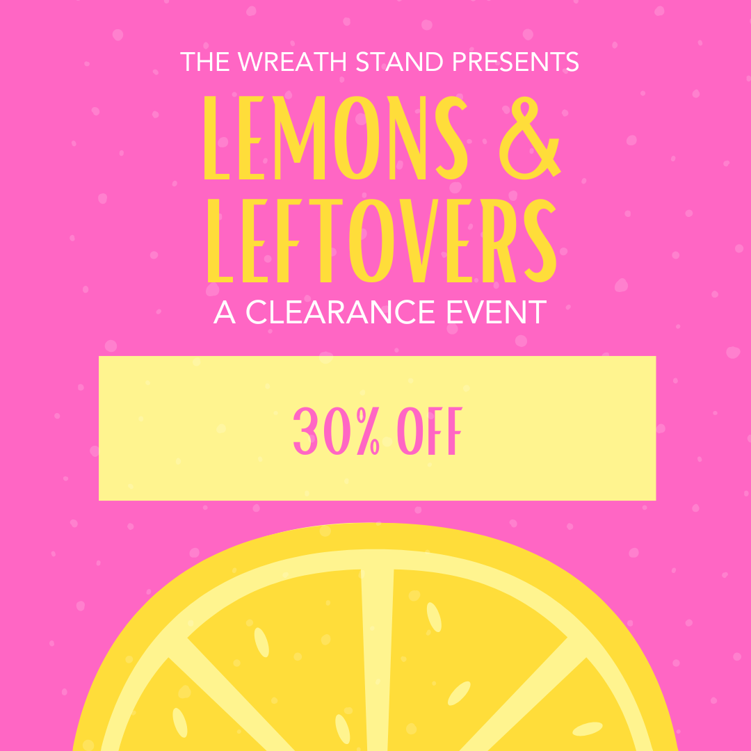Lemons & Leftovers 30% Off