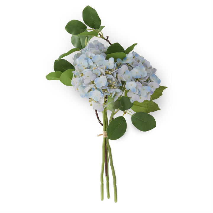 Real Touch Blue Hydrangea Bundle, 12"