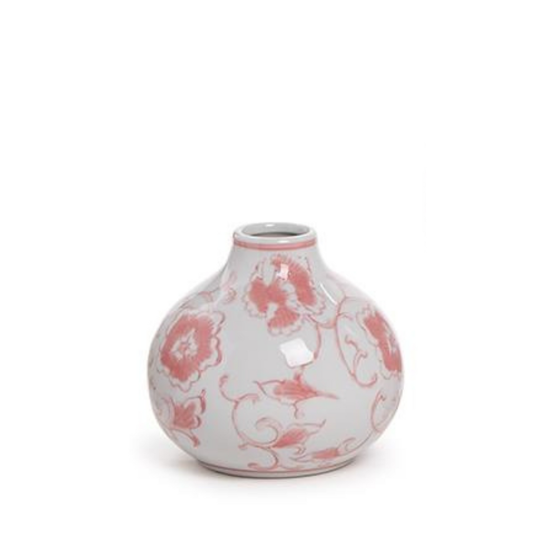 Pink Chinoiserie Vase