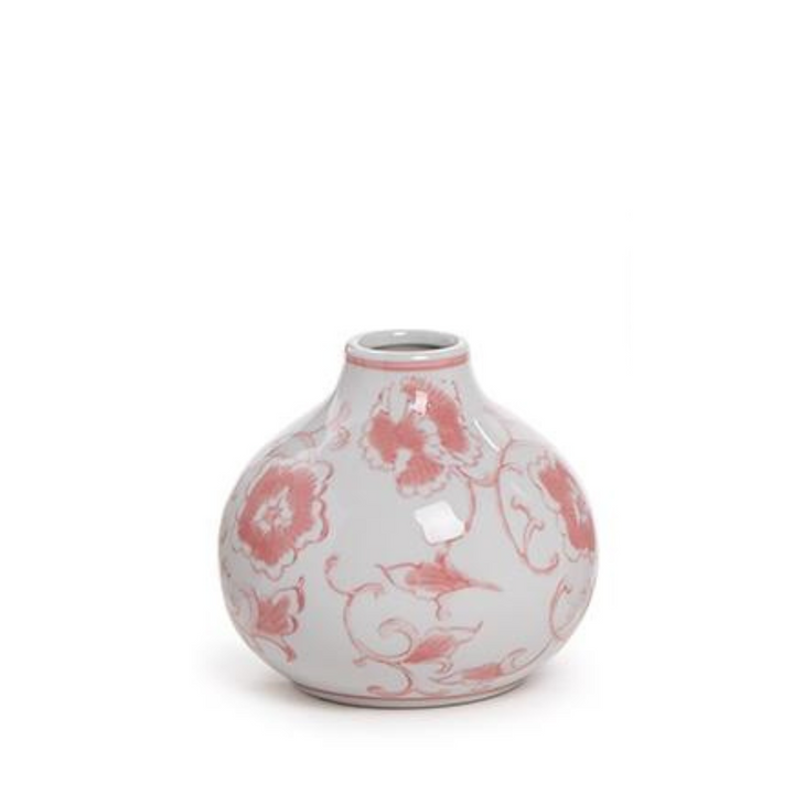 Pink Chinoiserie Vase