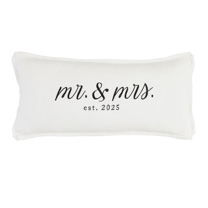 Mr & Mrs Est 2025 Pillow