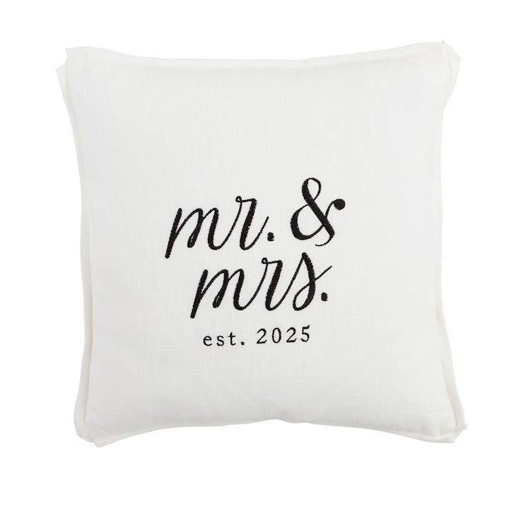 Mr & Mrs Est 2025 Pillow