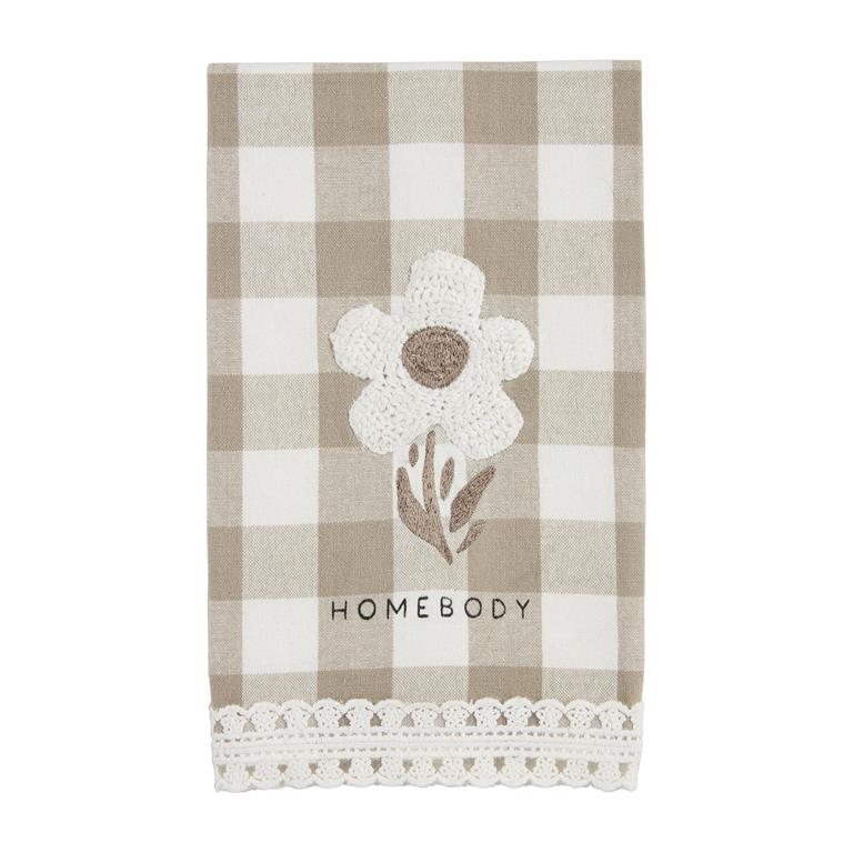 Happy Home Crochet Towel
