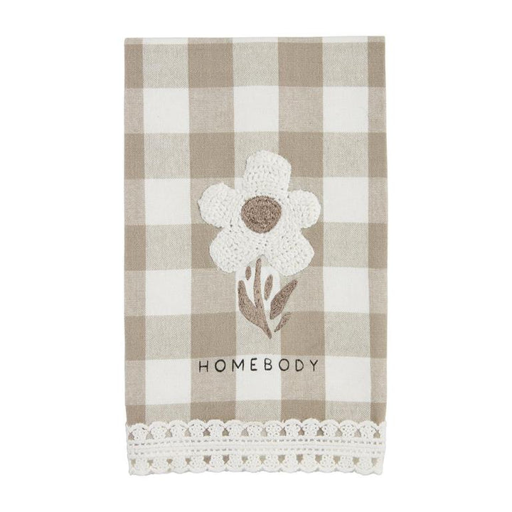 Happy Home Crochet Towel