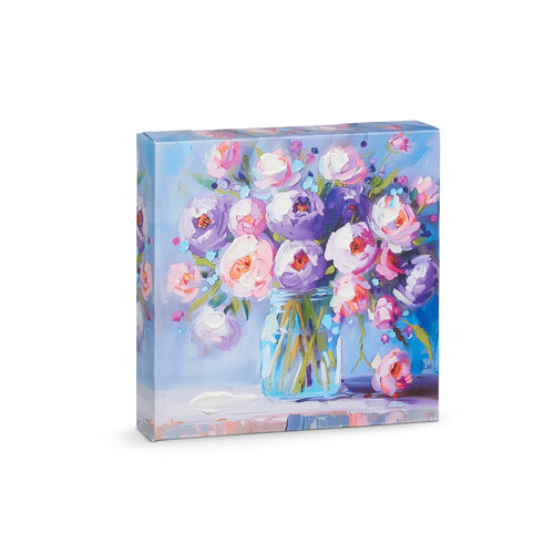 Purple Floral Canvas