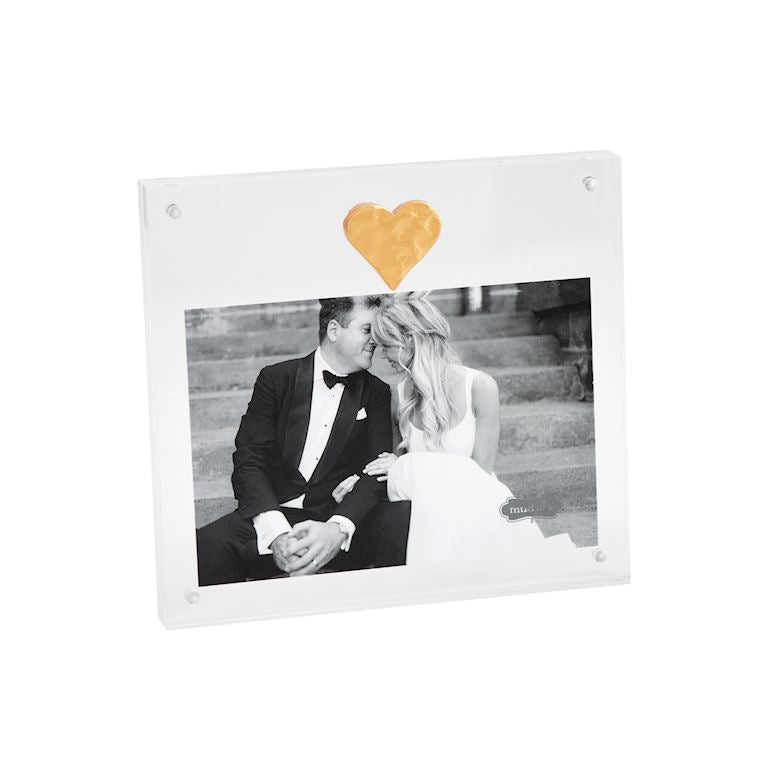 Acrylic Frame w/Gold