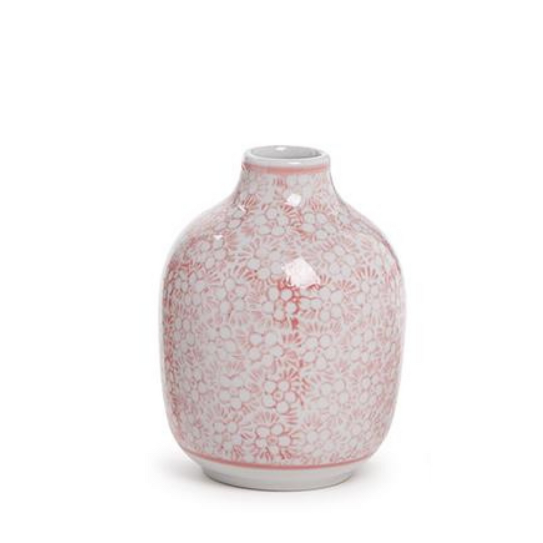 Pink Chinoiserie Vase