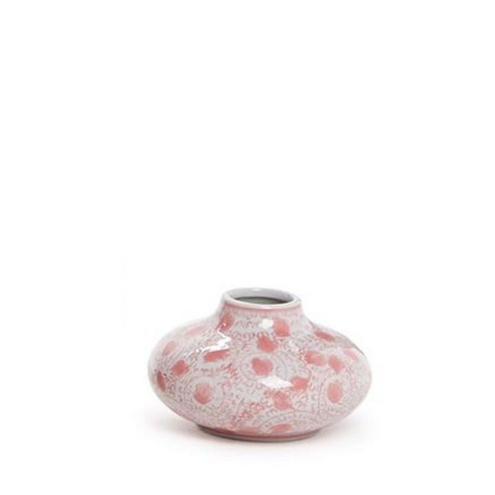 Pink Chinoiserie Vase