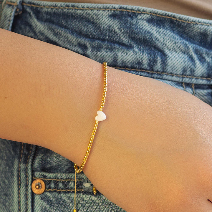 Intentions Cord Bracelet, Heart