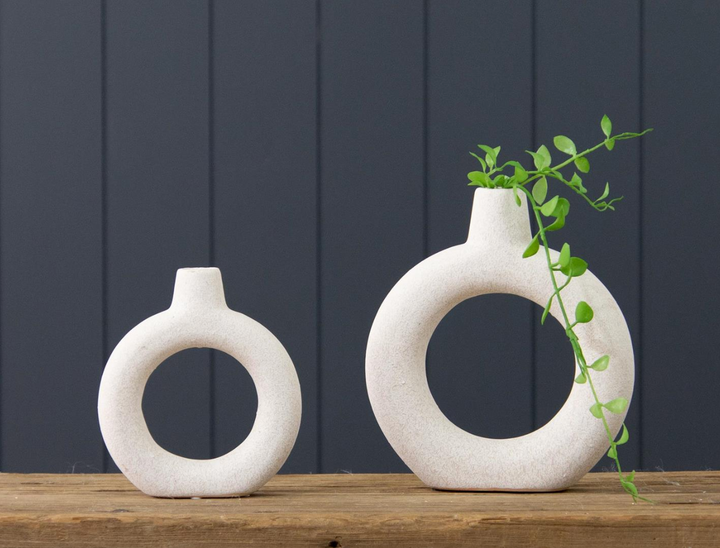 Textured Donut Vase