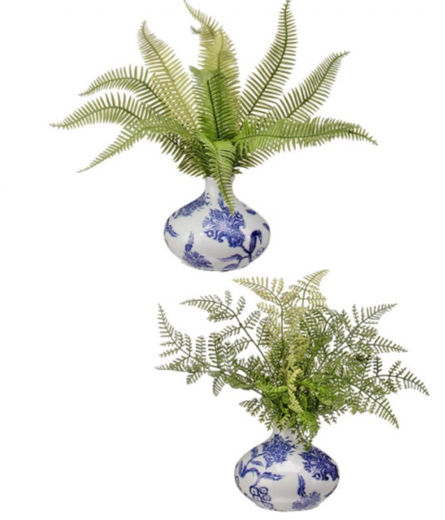 Bud Vase w/Fern