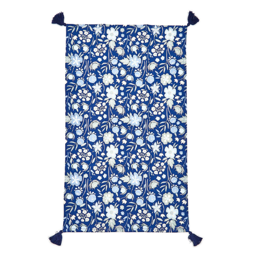 Blue Floral Dish Towel Set