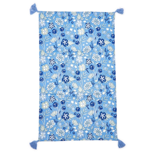 Blue Floral Dish Towel Set
