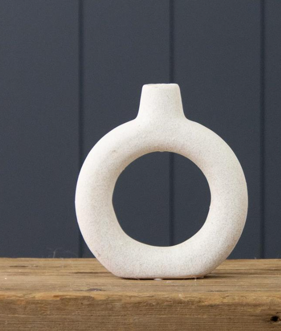 Textured Donut Vase