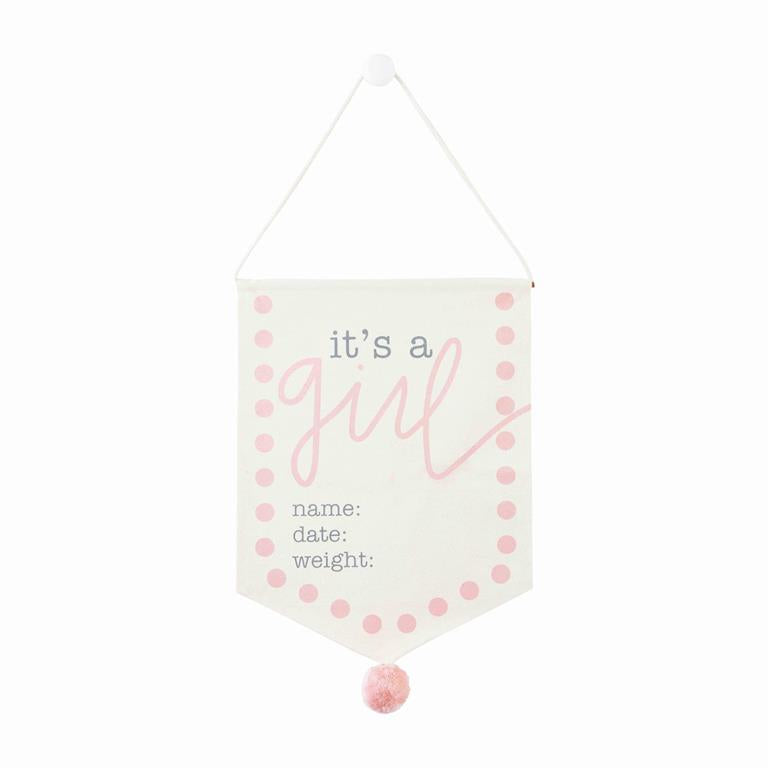Canvas New Baby Sign