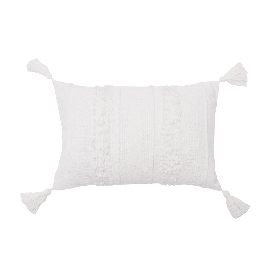 Barton White Pillow